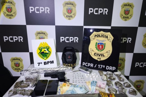 POLICIA CIVIL E MILITAR FAZEM OPERAÇÃO  E CUMPRE QUATRO  MANDADO